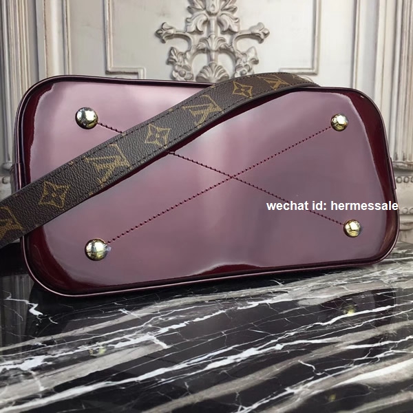 Louis Vuitton M54395 Alma PM Patent Leather Amarante