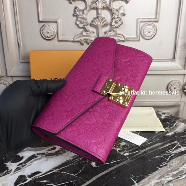 Louis Vuitton M62458 Metis Wallet Monogram Empreinte Leather Grape