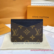 M60166 Louis Vuitton Neo Porte Cartes Monogram Macassar Canvas