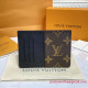 M60166 Louis Vuitton Neo Porte Cartes Monogram Macassar Canvas