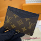 M60166 Louis Vuitton Neo Porte Cartes Monogram Macassar Canvas