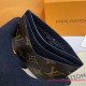 M60166 Louis Vuitton Neo Porte Cartes Monogram Macassar Canvas