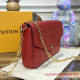 M63700 Félicie Pochette Monogram Empreinte Leather (Scarlet)