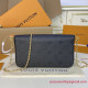 M64064 Félicie Pochette Monogram Empreinte Leather (Authentic Quality)