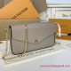 M68697 Pochette Félicie Monogram Empreinte Leather (Authentic Quality)