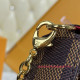 N63032 Louis Vuitton Félicie Pochette Damier Ebène Canvas 