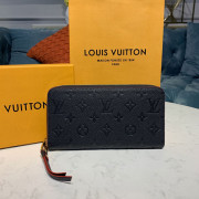 Louis Vuitton Zippy Wallet M62121 Black Monogram Empreinte