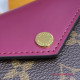 M62932 Zoé Wallet Monogram Canvas (Fuchsia)