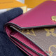 M62932 Zoé Wallet Monogram Canvas (Fuchsia)