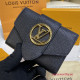 M80300 Louis Vuitton Pont 9 Compact Wallet Black