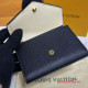 M80300 Louis Vuitton Pont 9 Compact Wallet Black