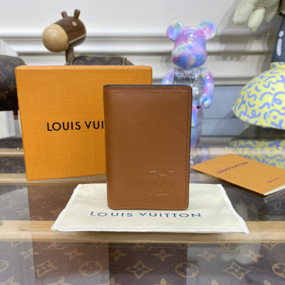 Louis Vuitton M81754 Pocket Organizer in Tan