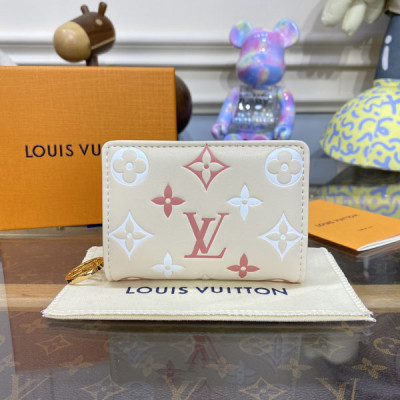 Louis Vuitton Bi-fold Wallet M82291 Monogram Flowers