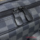LOUIS VUITTON Utility Business Crossbody Bag N40278 with Damier Graphite