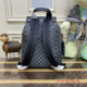 Louis Vuitton Utility Backpack N40279 Damier Graphite Black