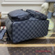 Louis Vuitton Utility Backpack N40279 Damier Graphite Black