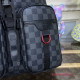 Louis Vuitton Utility Backpack N40279 Damier Graphite Black