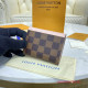 Louis Vuitton N60167 Zoé WALLET Damier Ebene Canvas Rose Ballerine