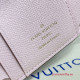 Louis Vuitton N60167 Zoé WALLET Damier Ebene Canvas Rose Ballerine
