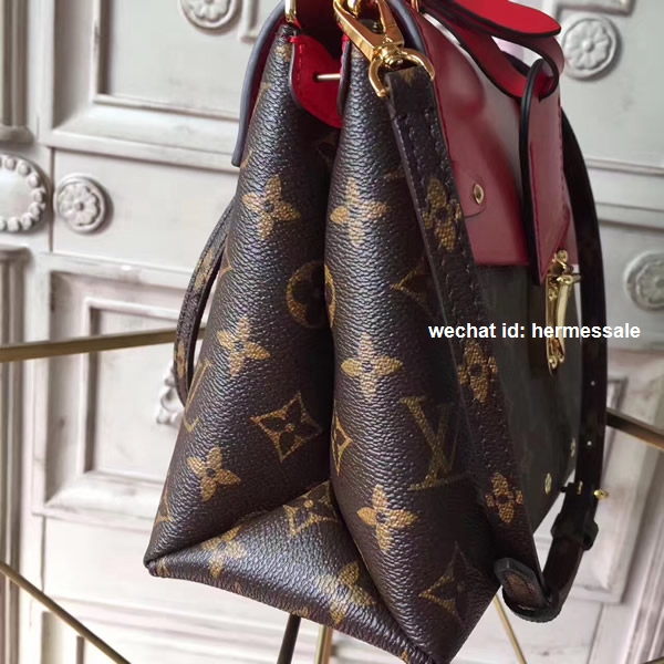 Louis Vuitton M43125 One Handle Flap Bag MM Monogram