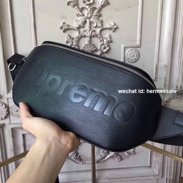 louis vuitton x supreme bumbag epi red