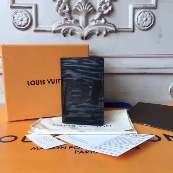 Louis Vuitton x Supreme Pocket Organizer Epi Black M61696
