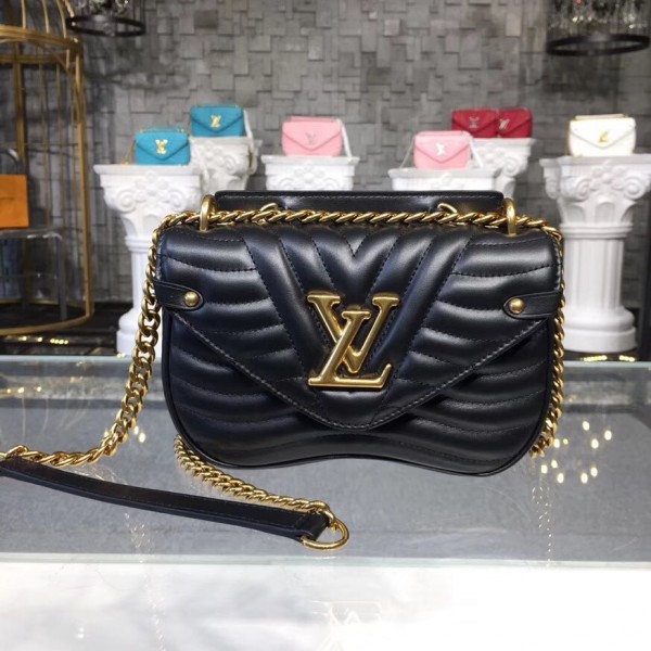 Louis Vuitton M51683 New Wave Chain Bag PM LV New Wave Leather