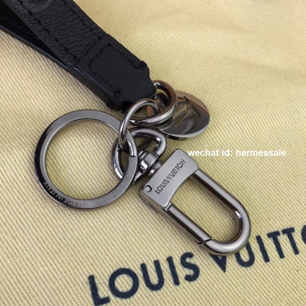 Louis Vuitton M61950 Monogram Eclipse Dragonne Bag Charm and Key Holder