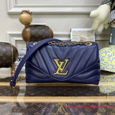 M20615 New Wave Chain Bag MM (Night Blue)