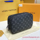 M43383 Louis Vuitton Toilet Pouch GM Monogram Eclipse Canvas