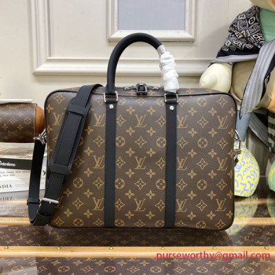 M52005 Porte-Documents Voyage PM Monogram Macassar Canvas