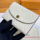 M81445 Rosalie Coin Purse Monogram Empreinte Leather (Cream)