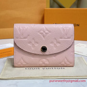 M81520 Rosalie Coin Purse Monogram Empreinte Leather (Rose Poudre)