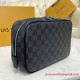 N47521 Louis Vuitton Toilet Pouch GM Damier Graphite Canvas