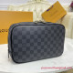 N47521 Louis Vuitton Toilet Pouch GM Damier Graphite Canvas