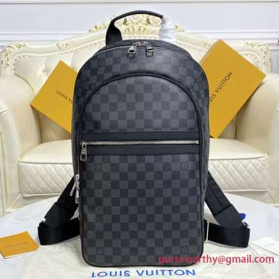 N58024 Louis Vuitton Michael Damier Graphite Canvas