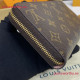 M41894 Zippy Wallet Rose Ballerine Pink(Authentic Quality)