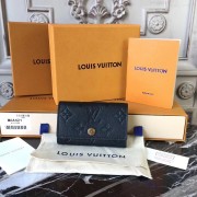 Louis Vuitton M64421 6 KEY HOLDER Monogram Empreinte Leather Noir