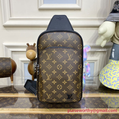 M46327 Avenue Slingbag Monogram Macassar Canvas