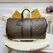 M56714 Keepall Bandoulière 55 MONOGRAM MACASSAR