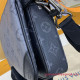 M69443 Trio Messenger Monogram Eclipse Canvas (Authentic Quality)