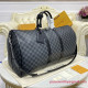 N41413 Keepall Bandoulière 55 Damier Graphite Canvas