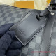 N41413 Keepall Bandoulière 55 Damier Graphite Canvas