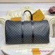 N41413 Keepall Bandoulière 55 Damier Graphite Canvas