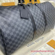 N41413 Keepall Bandoulière 55 Damier Graphite Canvas