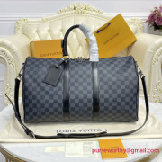 N41418 Keepall Bandoulière 45 Damier Graphite Canvas