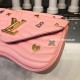 Louis Vuitton M53214 New Wave Chain Bag MM handbag LV New Wave Leather Rose