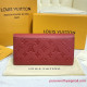 M61181 Sarah Wallet Monogram Empreinte Leather Cherry