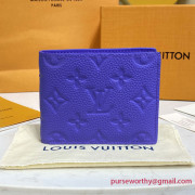 M81548 Slender Wallet Taurillon Monogram (Violet)