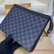 N41696 Pochette Voyage MM Damier Graphite Canvas